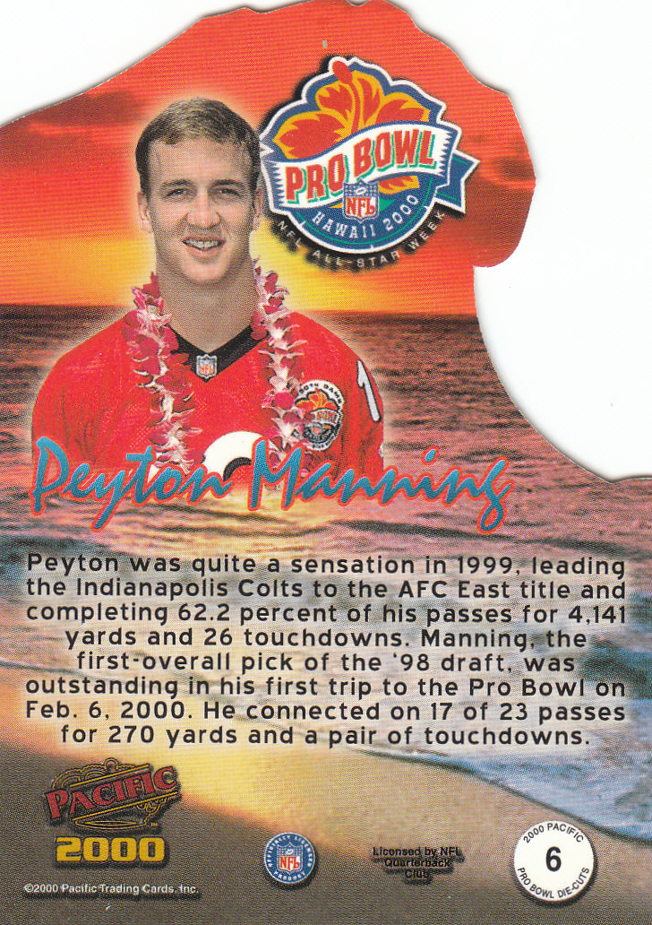 Tarjetas "insertar" de fútbol americano del Pacífico 2000 - Imagen 3 de 25