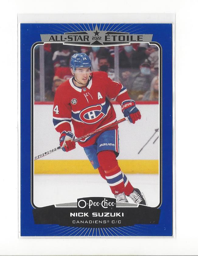 2022-23 O-Pee-Chee Hockey Blue Parallel Singles - You Choose