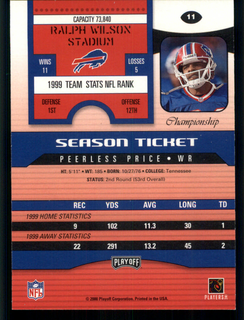 2000 Playoff Contenders Football - Picture 54 of 59