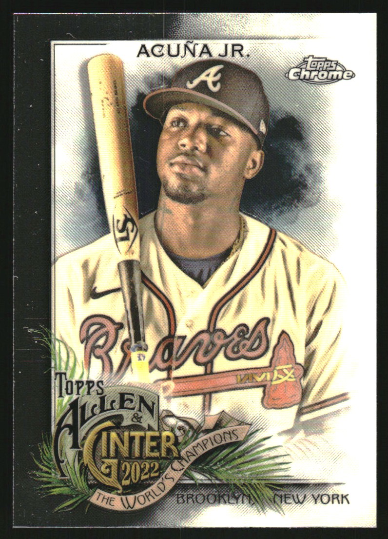 2022 Topps Allen and Ginter Chrome #14 Ronald Acuna Jr.
