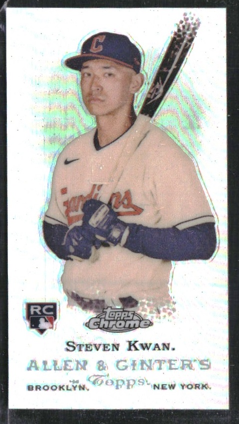 2022 Topps Allen and Ginter Chrome Mini Rookie Design Variations #RDV17 Steven Kwan