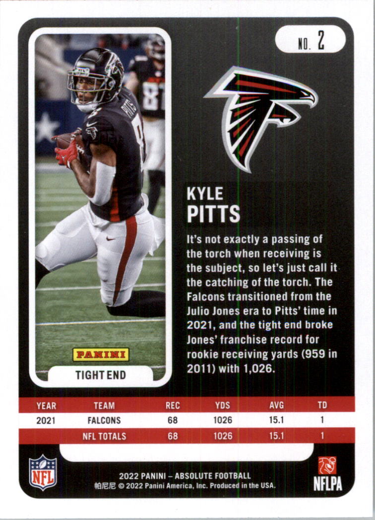 2022 Absolute Retail Football Card Pick (Base)