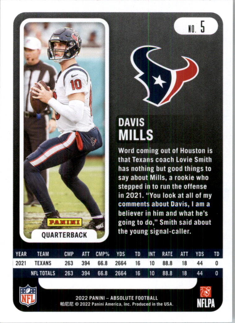 2022 Absolute Retail Football Card Pick (Base)