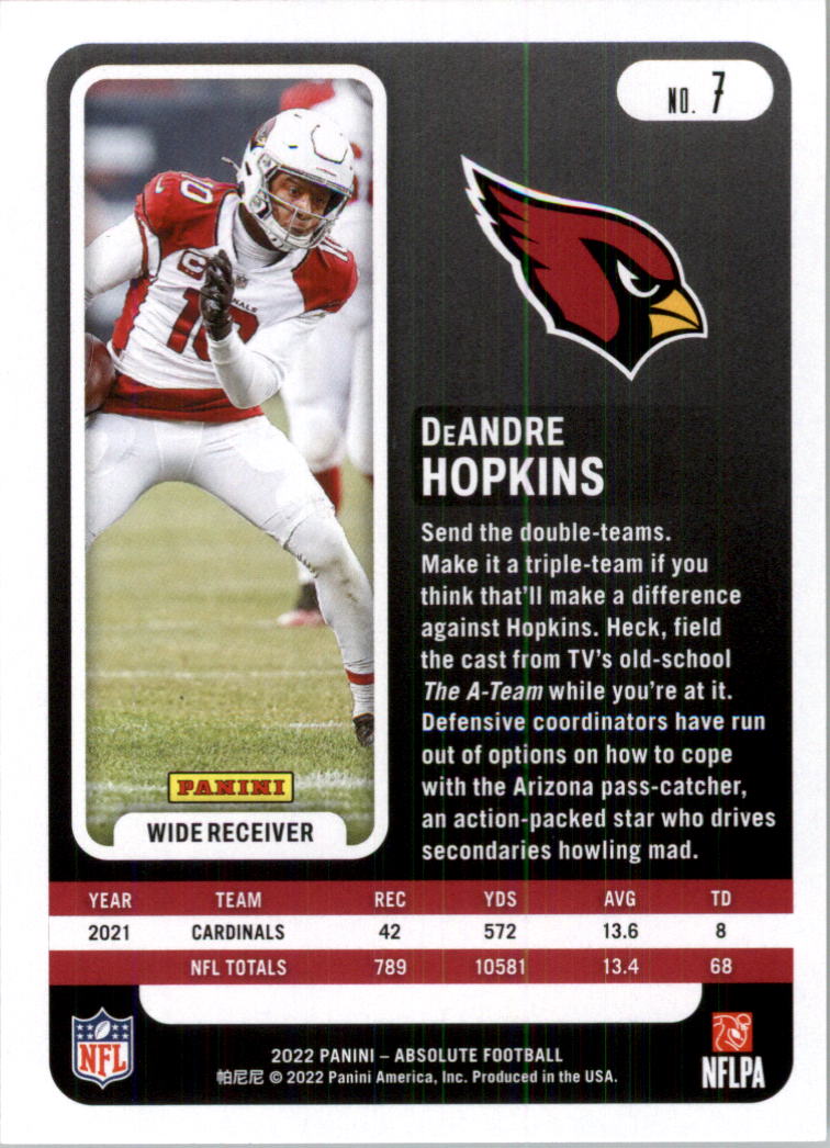 2022 Absolute Retail Football Card Pick (Base)