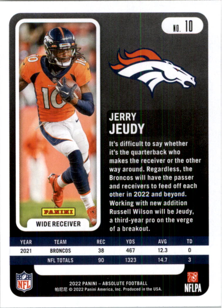 2022 Absolute Retail Football Card Pick (Base)