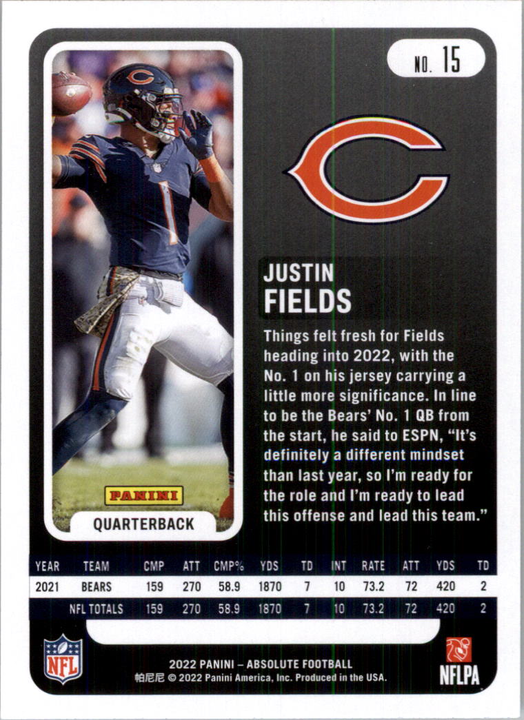 2022 Absolute Retail Football Card Pick (Base)