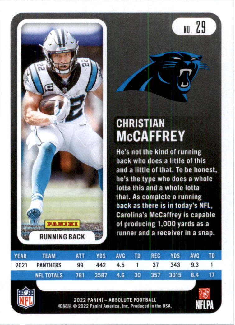 2022 Absolute Retail Football Card Pick (Base)