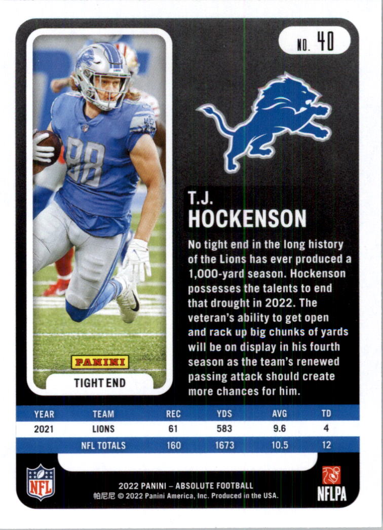 2022 Absolute Retail Football Card Pick (Base)