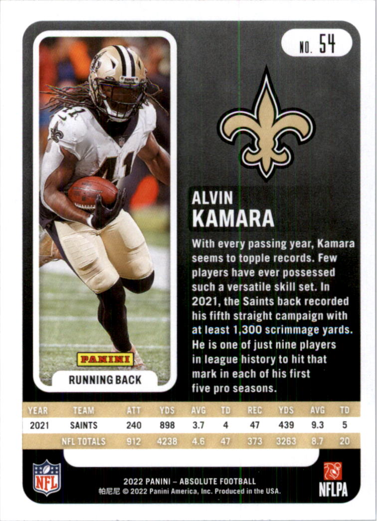 2022 Absolute Retail Football Card Pick (Base)