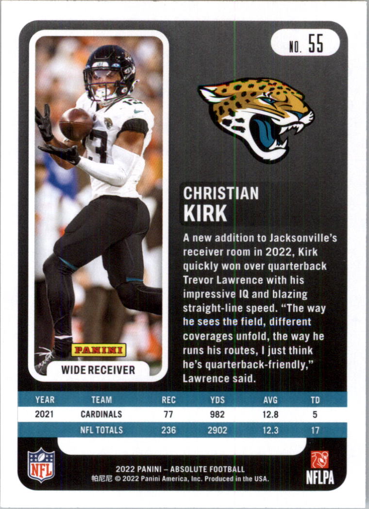 2022 Absolute Retail Football Card Pick (Base)