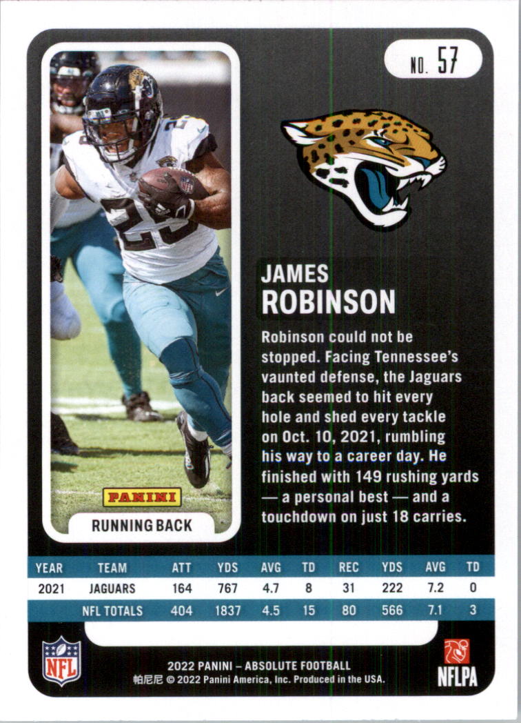 2022 Absolute Retail Football Card Pick (Base)