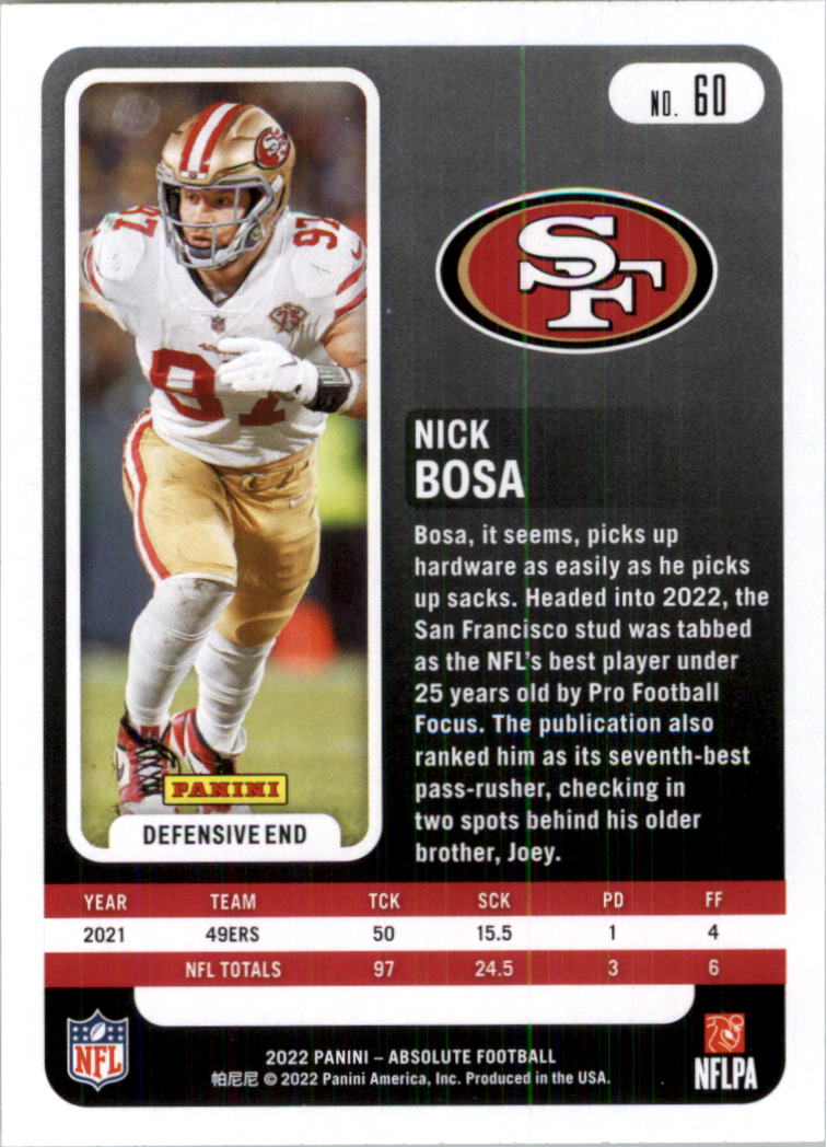 2022 Absolute Retail Football Card Pick (Base)