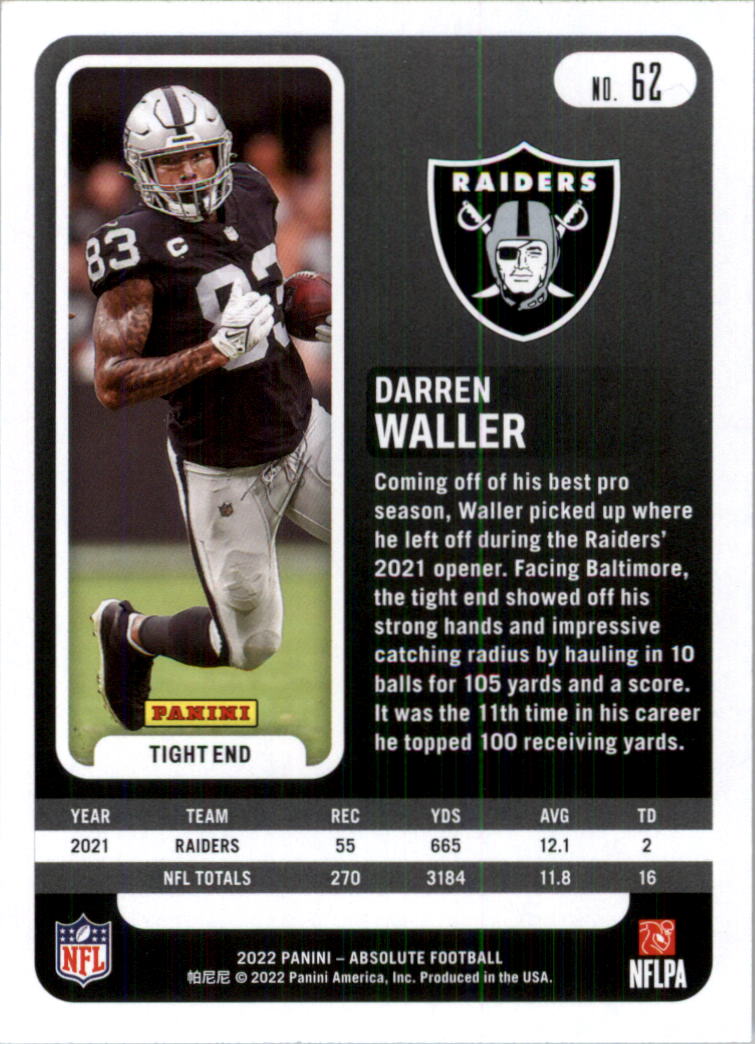 2022 Absolute Retail Football Card Pick (Base)