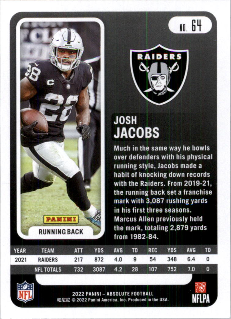 2022 Absolute Retail Football Card Pick (Base)