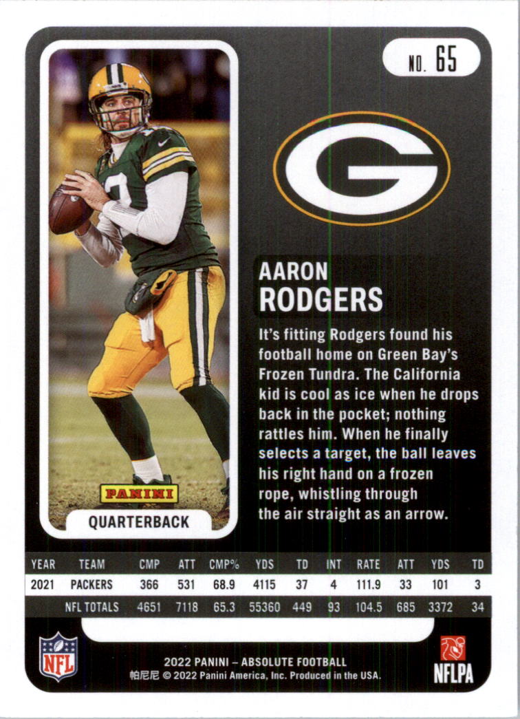 2022 Absolute Retail Football Card Pick (Base)