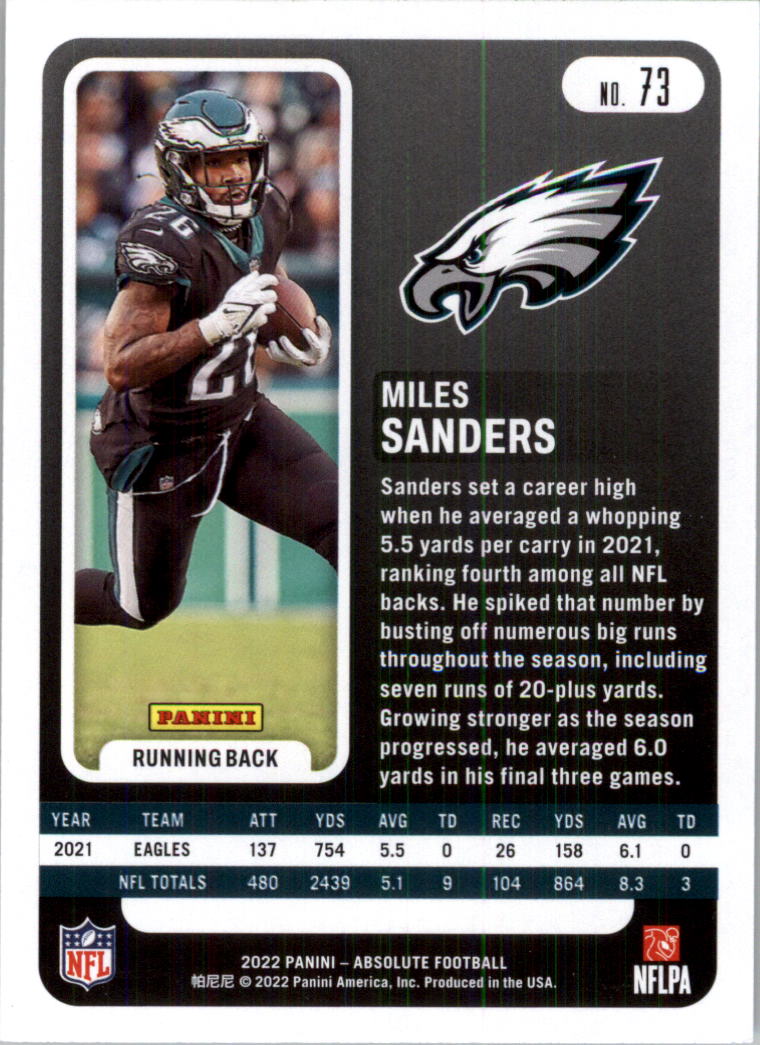 2022 Absolute Retail Football Card Pick (Base)