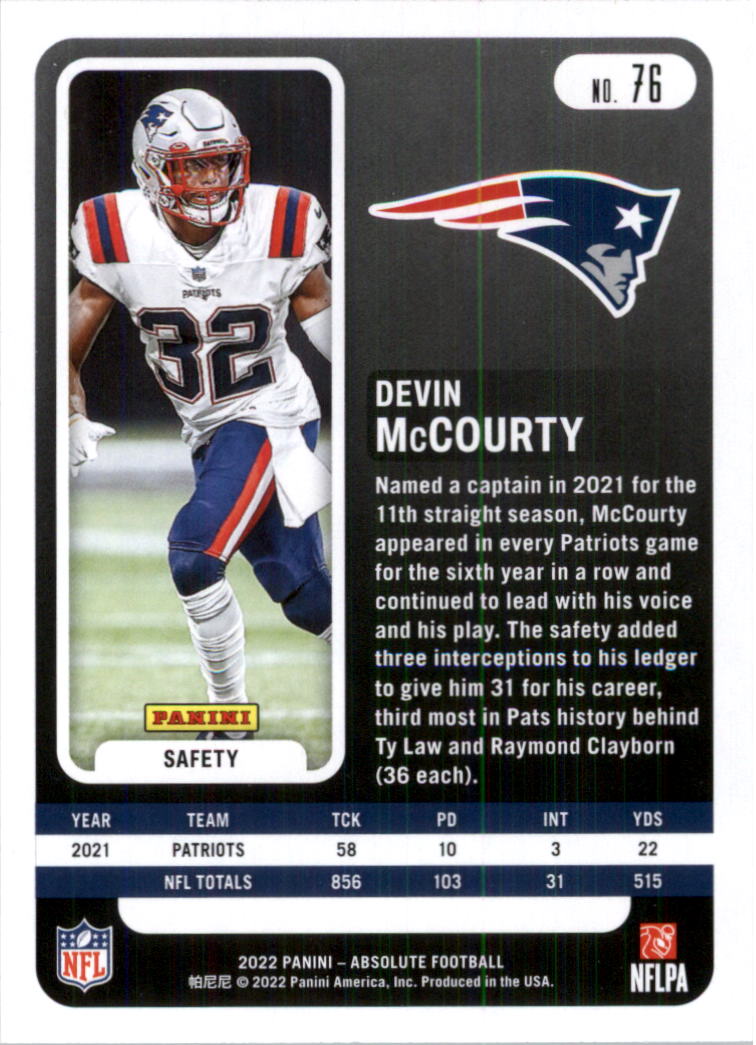 2022 Absolute Retail Football Card Pick (Base)