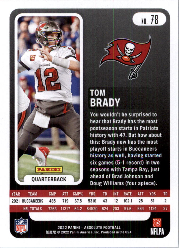 2022 Absolute Retail Football Card Pick (Base)