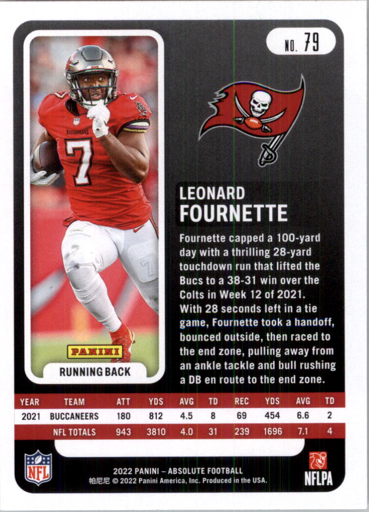 2022 Absolute Retail Football Card Pick (Base)