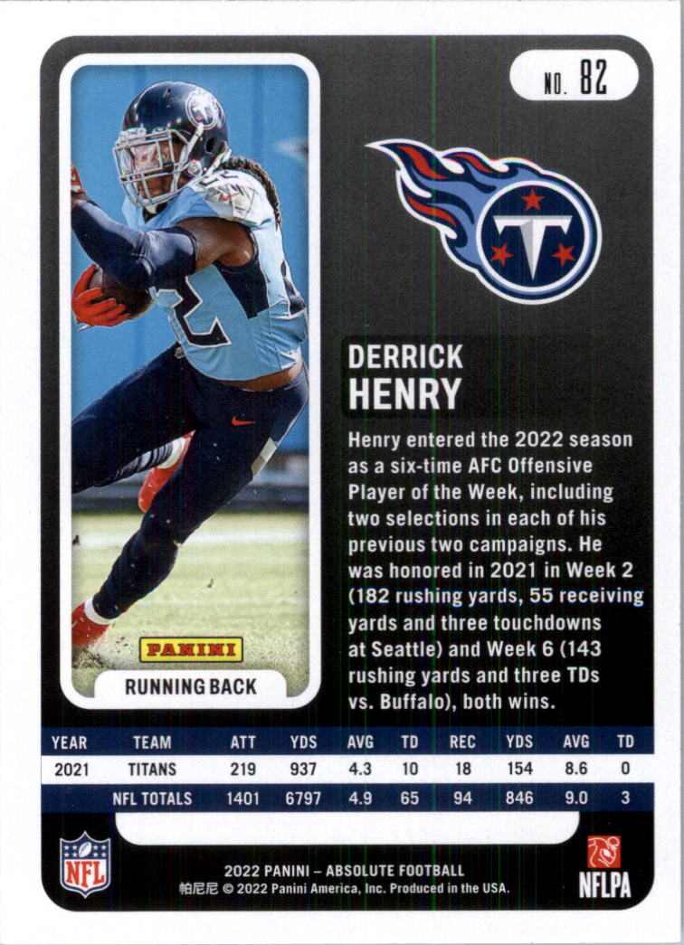 2022 Absolute Retail Football Card Pick (Base)