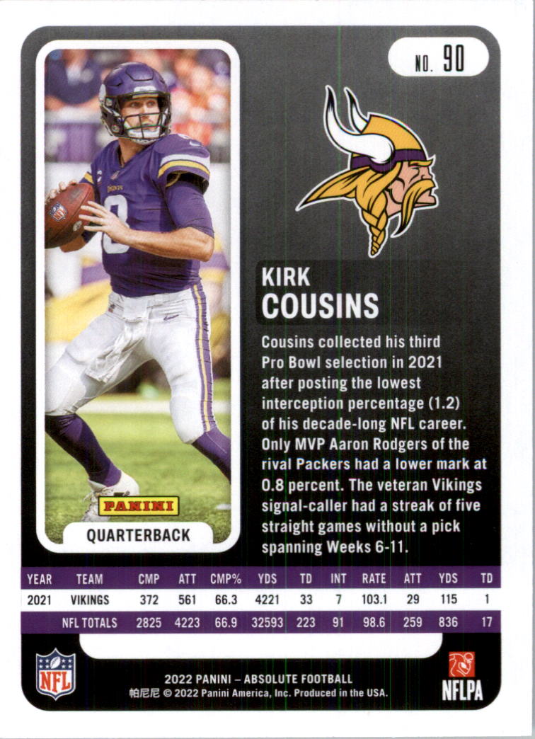 2022 Absolute Retail Football Card Pick (Base)