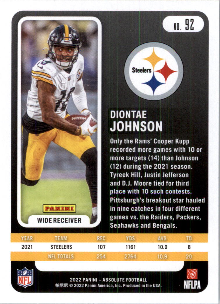 2022 Absolute Retail Football Card Pick (Base)