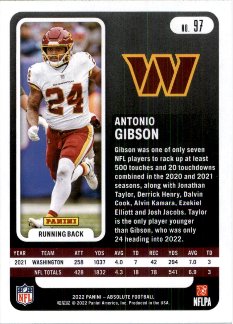 2022 Absolute Retail Football Card Pick (Base)