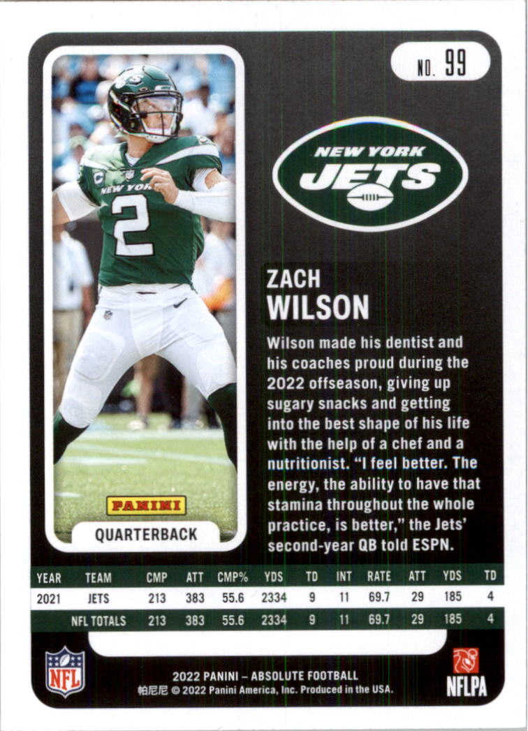 2022 Absolute Retail Football Card Pick (Base)