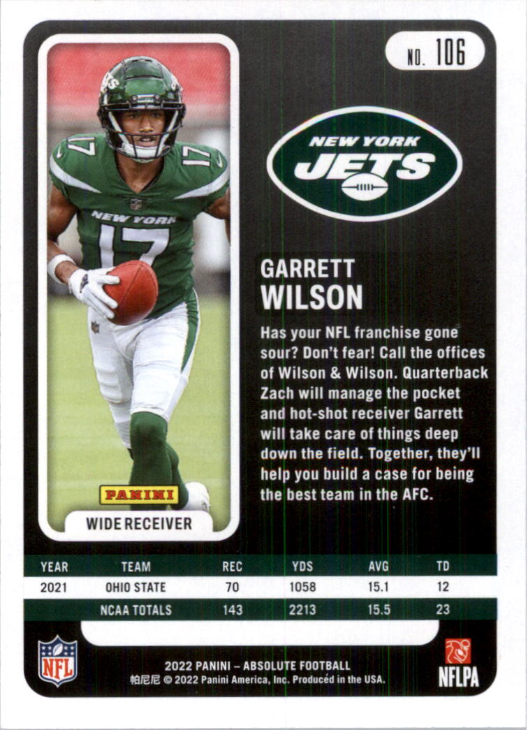 2022 Absolute Retail Football Card Pick (Base)