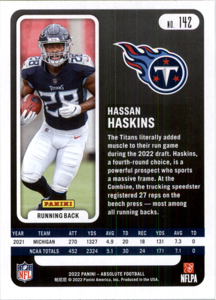 2022 Absolute Retail Football Card Pick (Base)