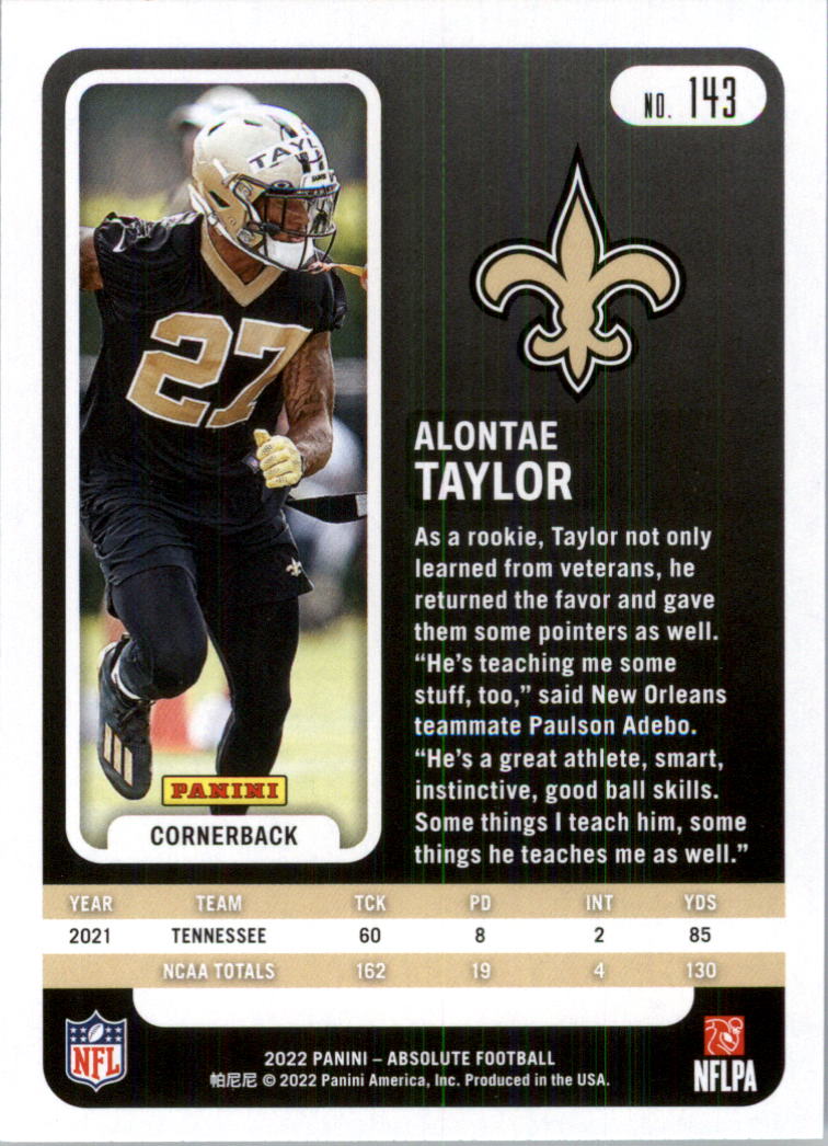 2022 Absolute Retail Football Card Pick (Base)