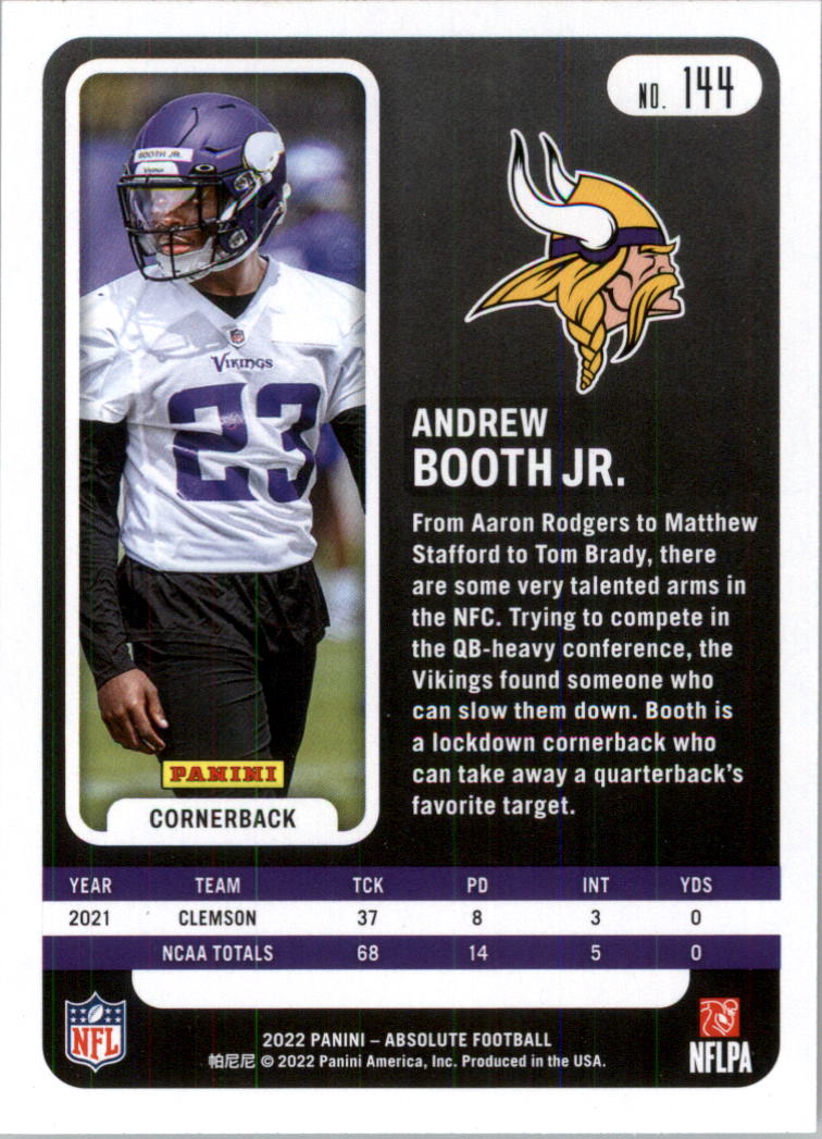 2022 Absolute Retail Football Card Pick (Base)