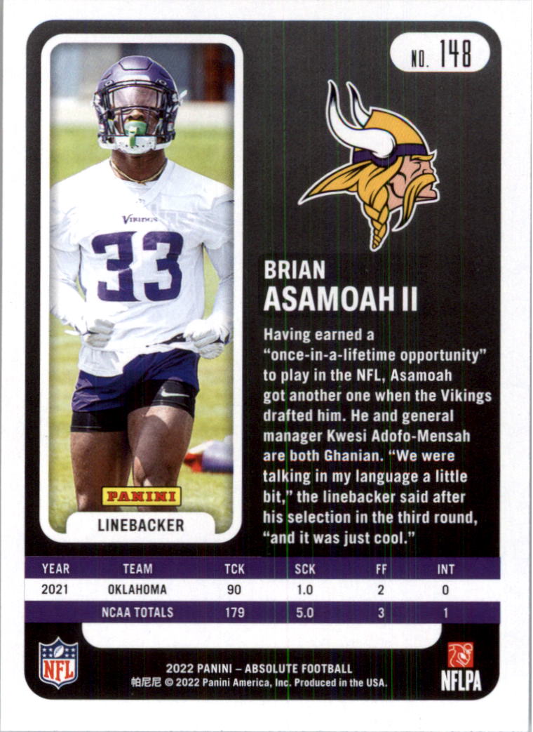 2022 Absolute Retail Football Card Pick (Base)