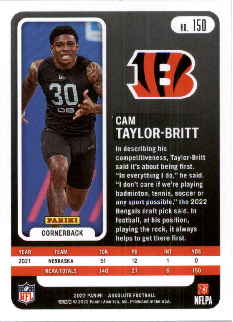 2022 Absolute Retail Football Card Pick (Base)