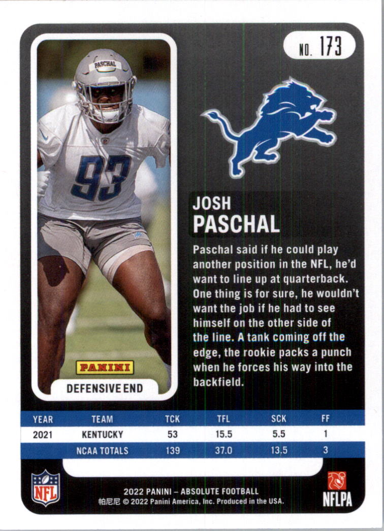 2022 Absolute Retail Football Card Pick (Base)