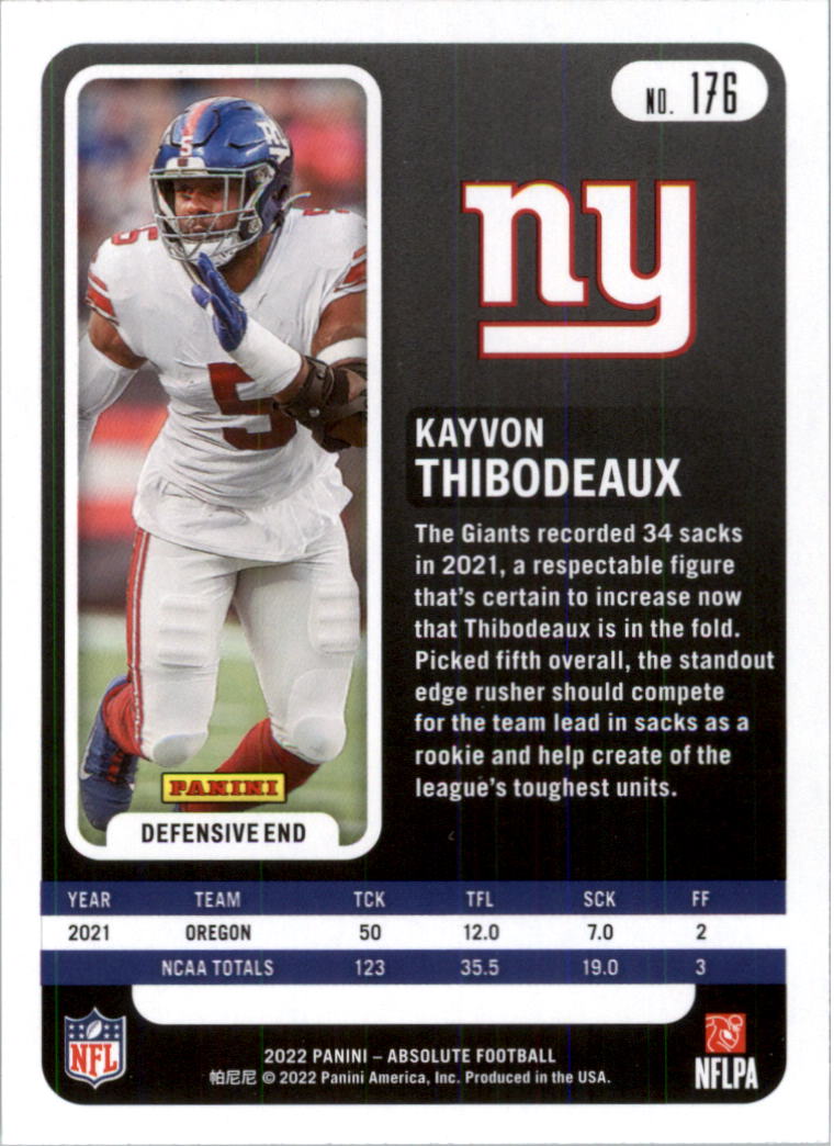 2022 Absolute Retail Football Card Pick (Base)