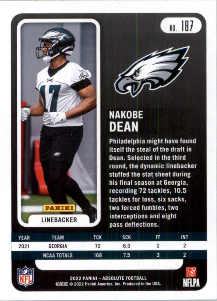 2022 Absolute Retail Football Card Pick (Base)