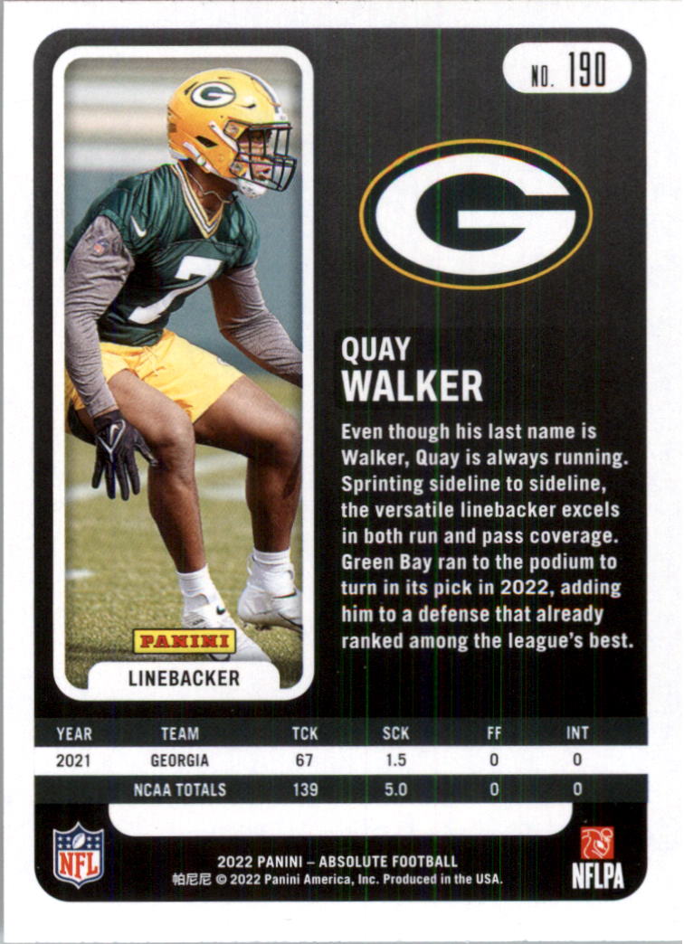 2022 Absolute Retail Football Card Pick (Base)