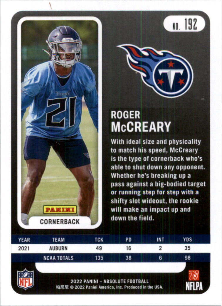 2022 Absolute Retail Football Card Pick (Base)