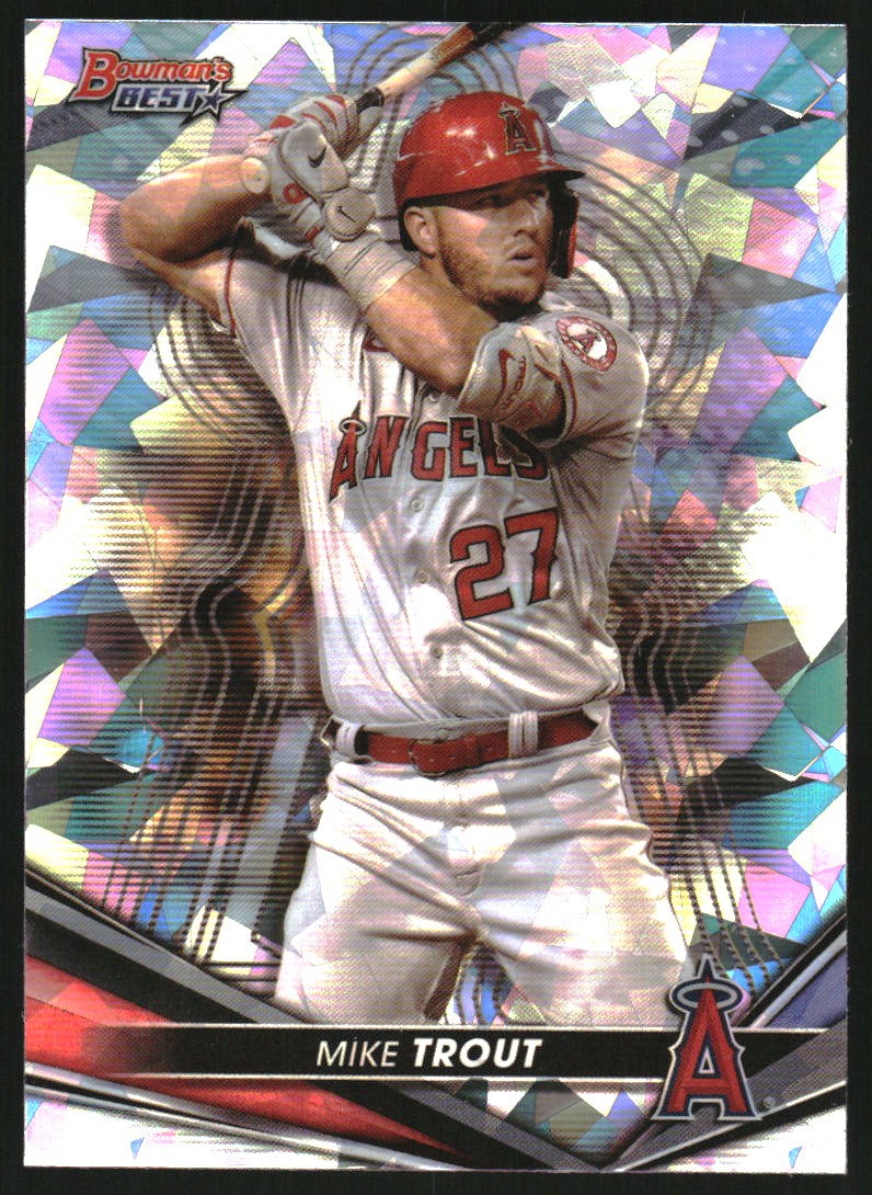 2022 Bowman's Best Atomic Refractors #14 Mike Trout