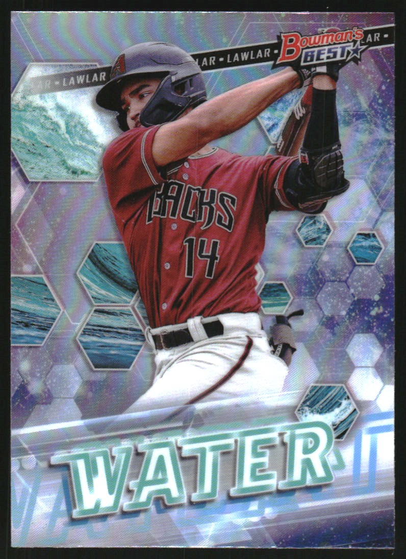 Jordan Lawlar 2021 Bowman Chrome Draft DRAFT NIGHT RC BDN-4 Diamondbacks