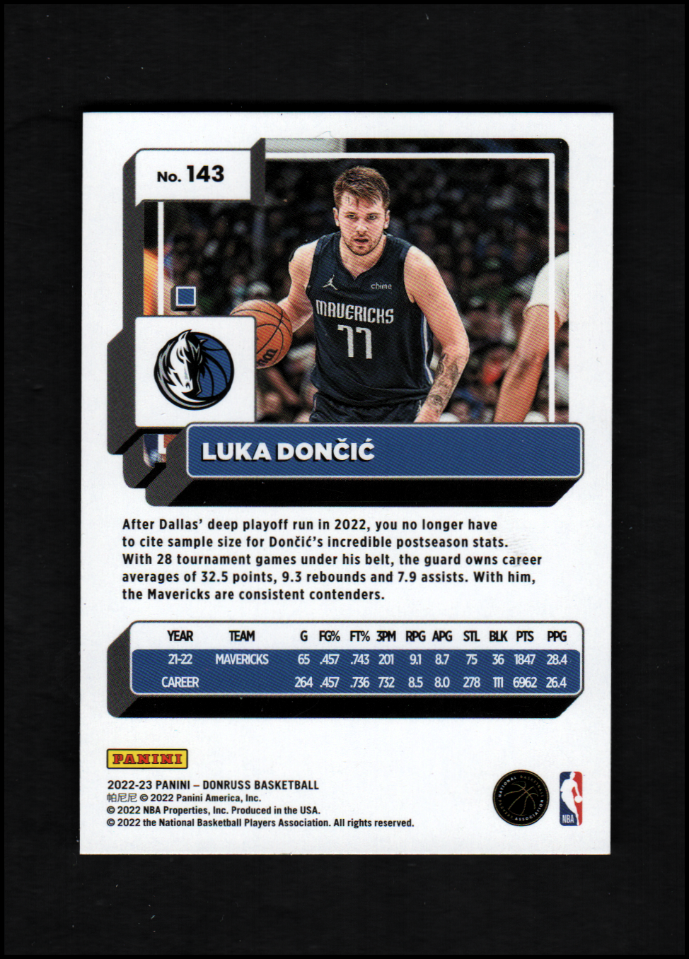 2022-23 Donruss Holo Green Laser #143 Luka Doncic - NM-MT - Diamonds in the  Rough | Beckett Marketplace