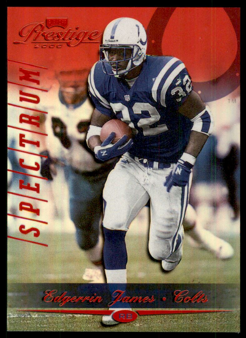2000 Playoff Prestige Spectrum Red #82 Edgerrin James