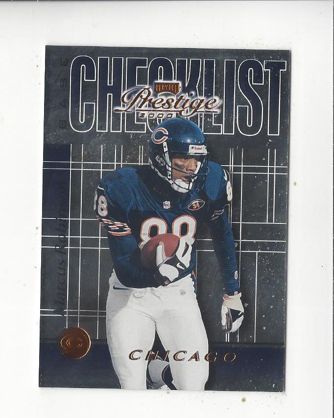 2000 Playoff Prestige Team Checklist #CL6 Marcus Robinson