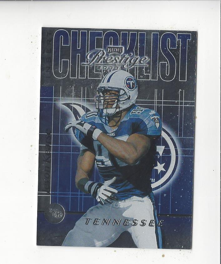 2000 Playoff Prestige Team Checklist #CL61 Jevon Kearse