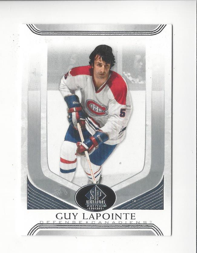 2020-21 SP Signature Legends Hockey Singles (1-150) - You Choose