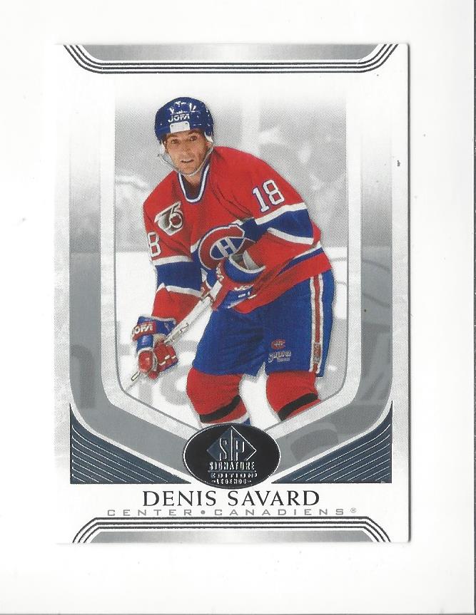 2020-21 SP Signature Legends Hockey Singles (1-150) - You Choose