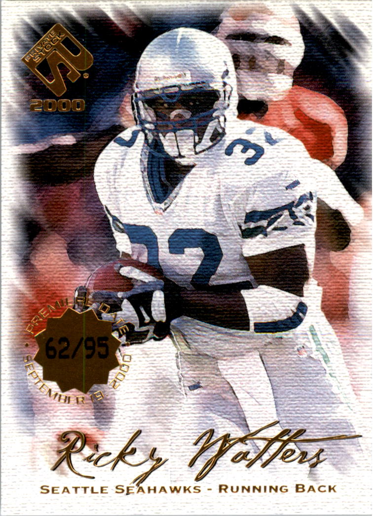 2000 Private Stock Premiere Date #89 Ricky Watters