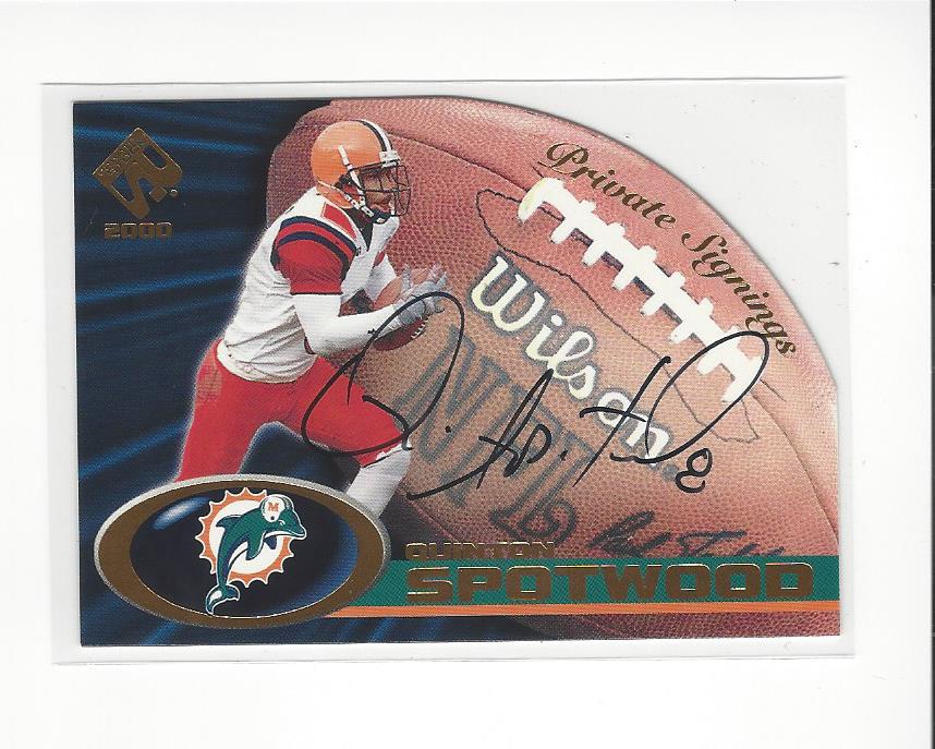 2000 Private Stock Private Signings #19 Quinton Spotwood