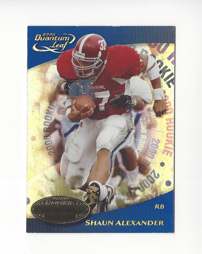 2000 Quantum Leaf #308 Shaun Alexander RC